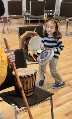 Drumming for all ages! :D