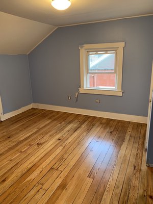 After. Second floor, pine restoration.