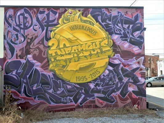 20th Anniversary of the Infamous with Style crew painting murals in Indy (2015)