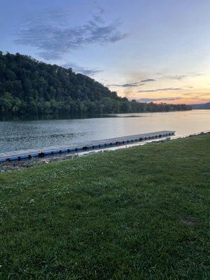 Great river view and docks