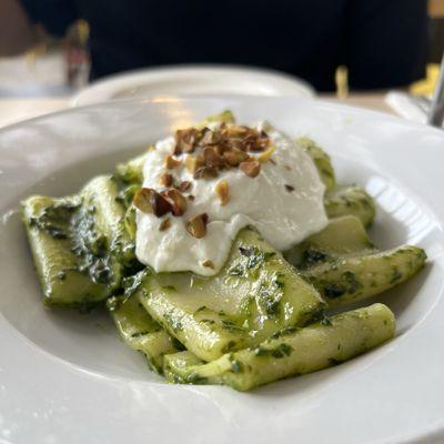 Pesto Paccheri Pasta ($23)