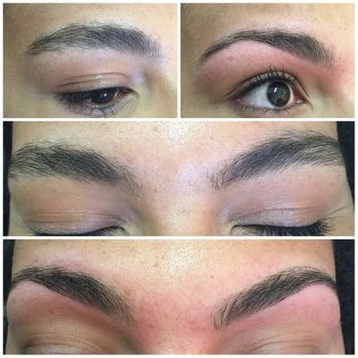 Thick brows with a natural arch! We love!