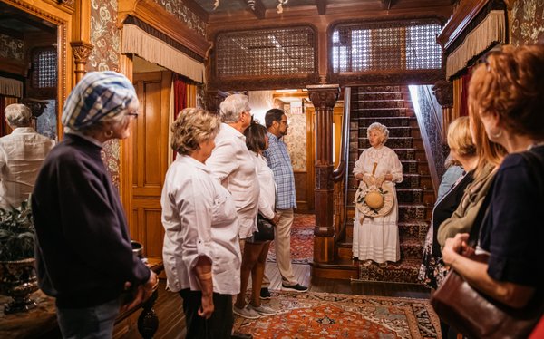 Visitors in the Physick House Museum