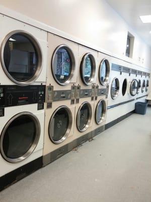 Dryers  75 lb dryers down the hall