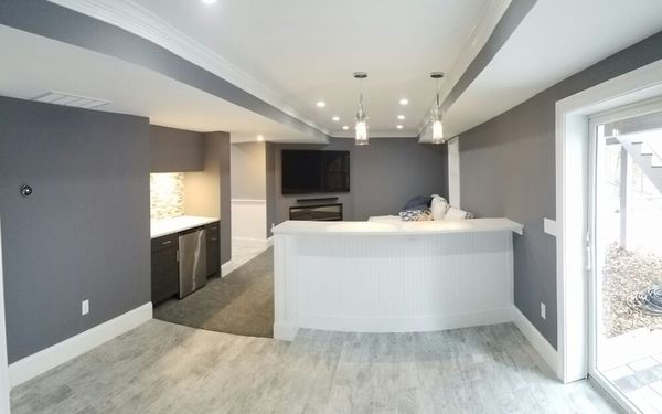 Basement remodel