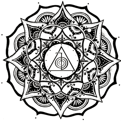 Our logo combines the Mandala symbolizing all life & the Reiki Cho ku rei symbolizing the transfer & movement of energy throughout the body