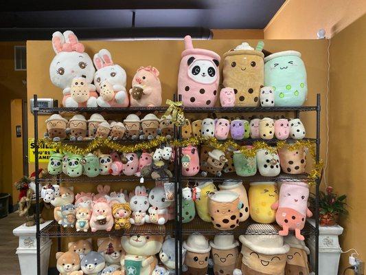 They have so many cute Boba plushies