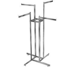 4 way rack with 16" straight rectangular arms