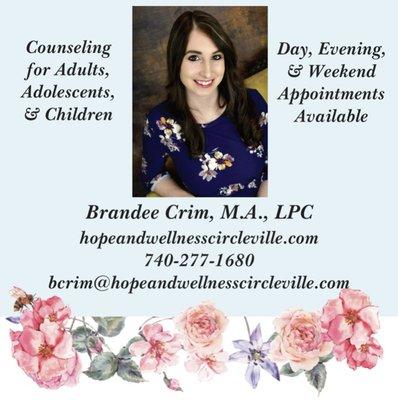 Hope & Wellness Counseling & Consultation