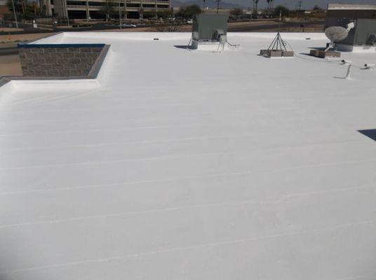 Roof Coating Tucson AZ has never been so stress free & affordable! Call 520.780.8422 for a Free Estimate! www.StormProRoofCoatings.com