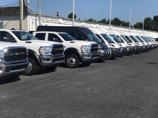 Huge selection of commercial vehicles.