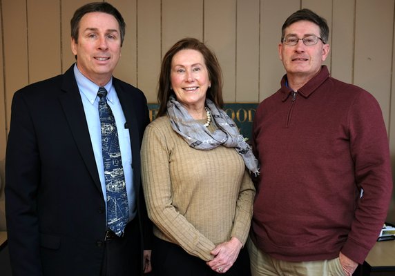 Rick, Stephanie and Tony Wood, company executives