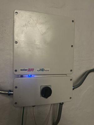 Solaredge inverter.