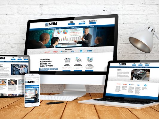 NBM Website designed and developed by Blue Bumble.