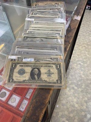 Large lot of paper money