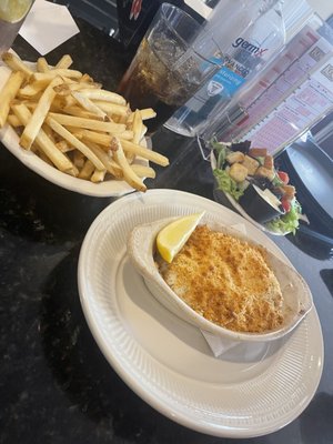 Baked Haddock.. French Fries.. Salad