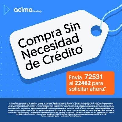 Nosotros tenemos múltiples opciones de credito