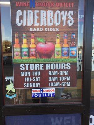 Store hours