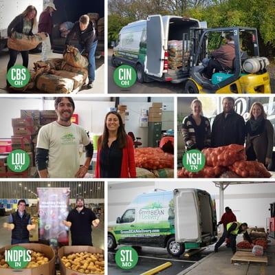 We love partnering with local food banks to combat food insecurity in the communities we serve.