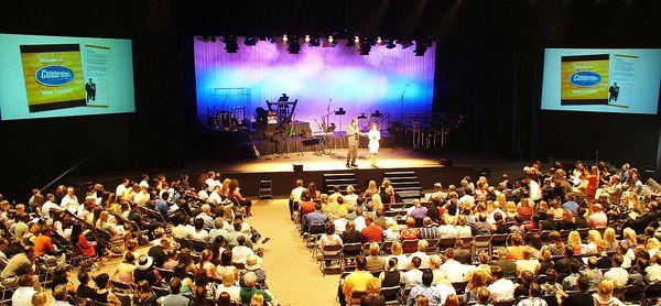 Church sound system installation