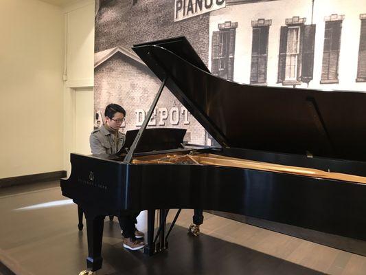 Public concert piano