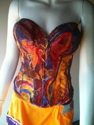 Artisan painted Corsets @ the JSG