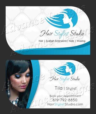 Business Card Sample Front and Back