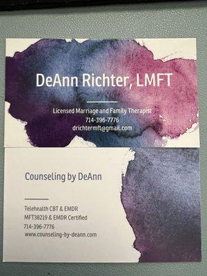 Counseling By DeAnn Richter