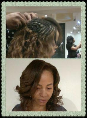 Sew-in install