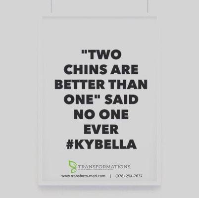 Give our office a call to learn more about what Kybella and the other aesthetics we offer can do for you!