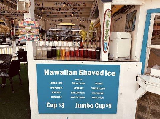 Hawaiian shave ice.