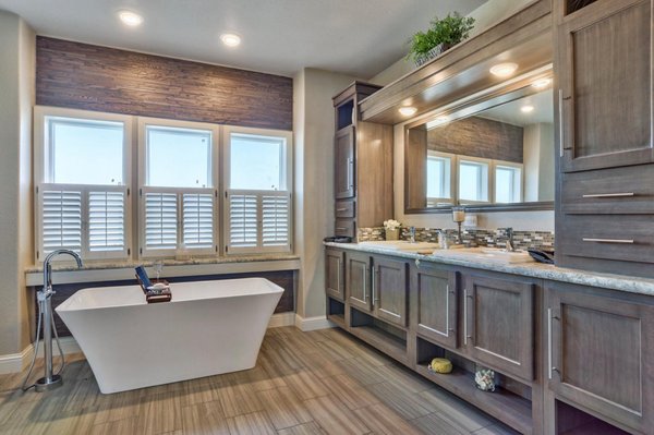 Luxurious master bathroom