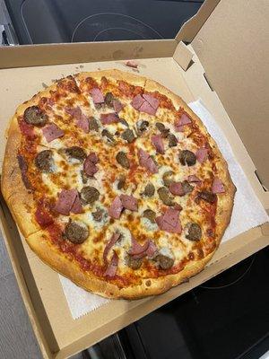 Large Pizza- Sausage & Salami