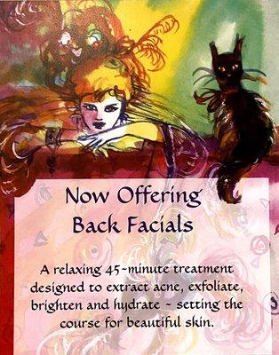 Now Offering Back Facials