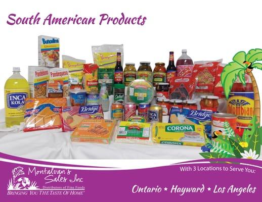 A few of our best selling South American Products