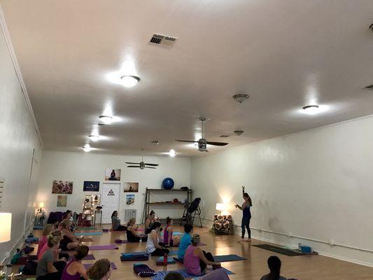 This was our PiYo workshop. We had a great time!