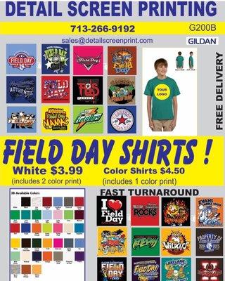 Field Day Shirts