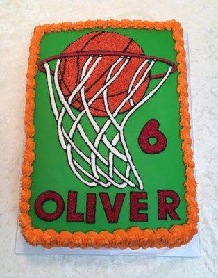 BASKETBALL CAKE