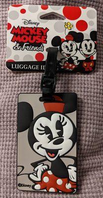 Minnie Mouse luggage tag