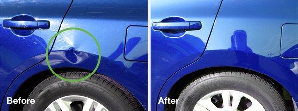 Before & After Dent Repair