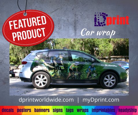 Make Your Mark with custom designed and expertly installed car wraps.