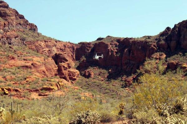 See this Canyon 5 Minutes After Takeoff!