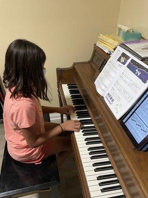 Piano lessons