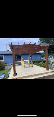 New deck and pergola build