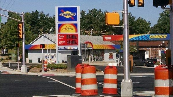 The only Sunoco I know of that has separate pricing for cash and credit.