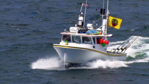 The Pin Wheel during her last season with capt. Tyler from Wicked Tuna