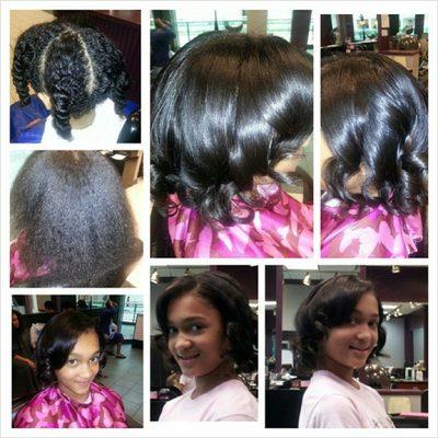 Kids 12 & under. This service is for my Lil Ladies who desire the "Moniq Blow & Go" and also needs special attention to dry,dehydrated hair.