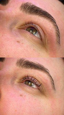 Before & After lash lift