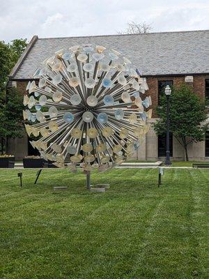 A Chorus of Trumpets - public art on the ISU Campus in Terre Haute