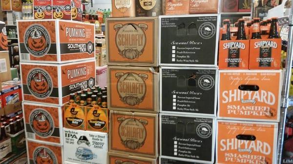 PUMPKIN BEER IN STOCK NOW!!!